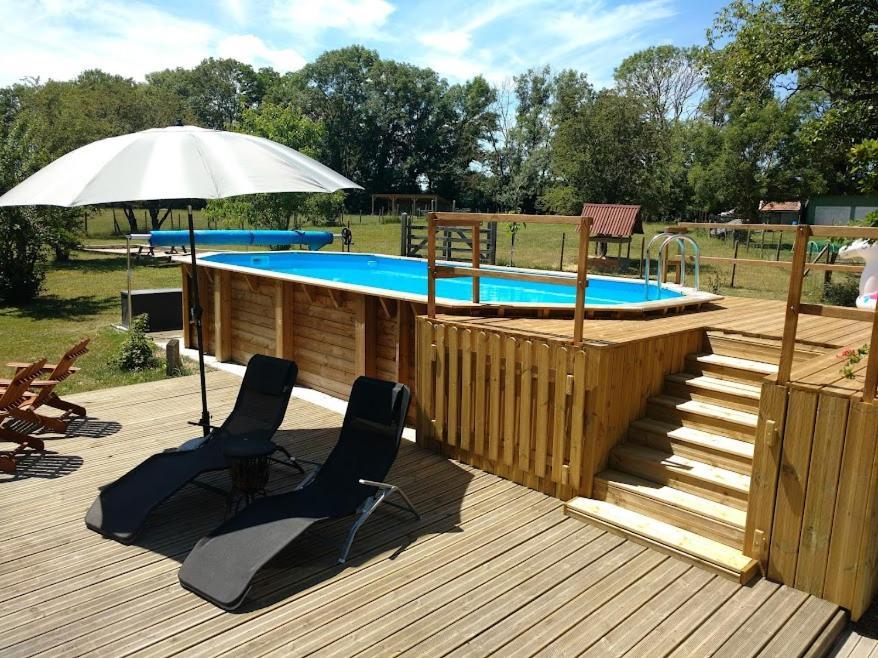 B&B Le Corbier Herry Bagian luar foto